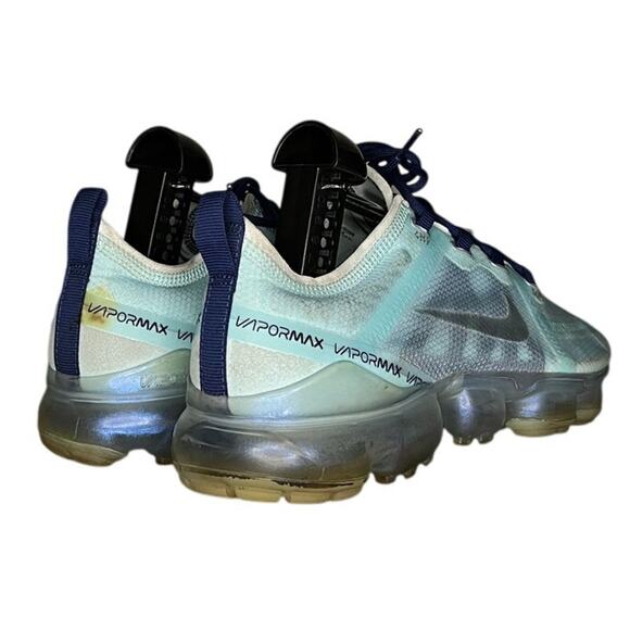 Womens Nike Air VaporMax 2019 AR6632-300 Athletic Sneaker Size 8.5 Blue Running - Picture 4 of 6